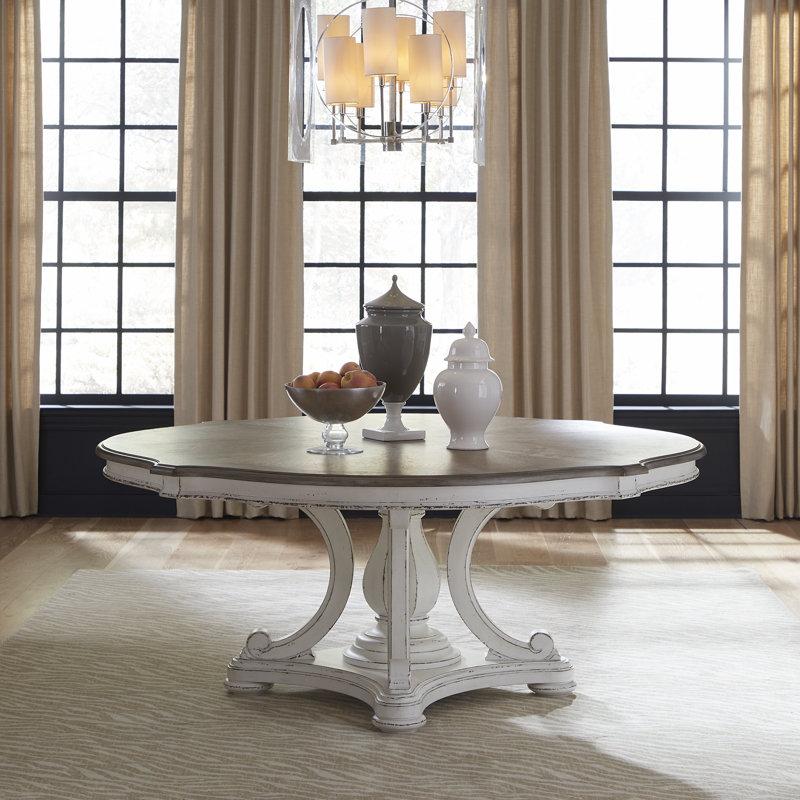 Laurel Foundry Modern Farmhouse Colne Pedestal Dining Table Wayfair